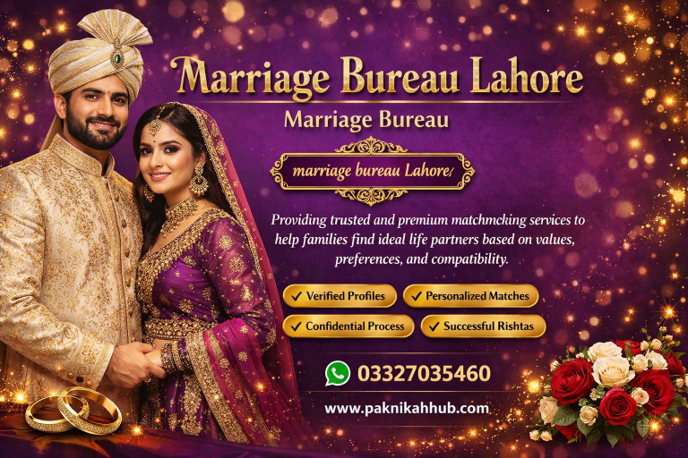 Marriage bureau Lahore